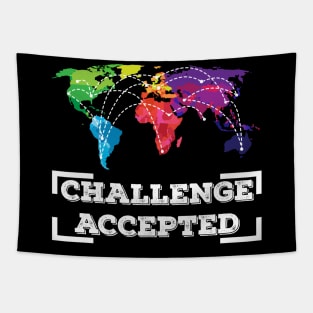 TRAVELING: Challenge Accepted Tapestry