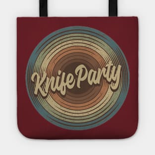 Knife Party Vintage Vinyl Tote