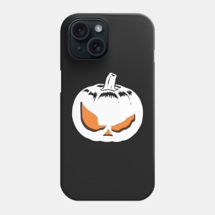 White pumpkin head Phone Case