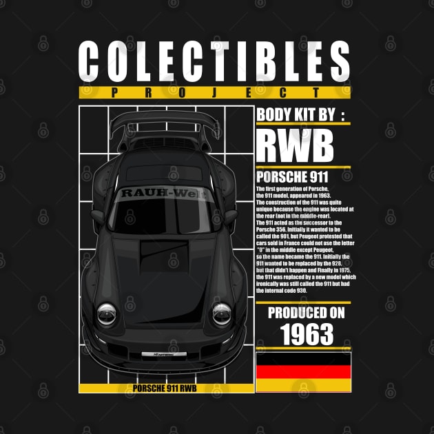 RWB PORSCHE 911 -BLACK by HFP_ARTWORK