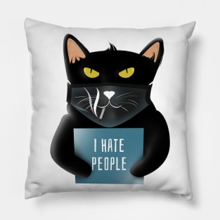 I hate people Pillow