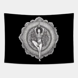 Yoga Pose Tapestry