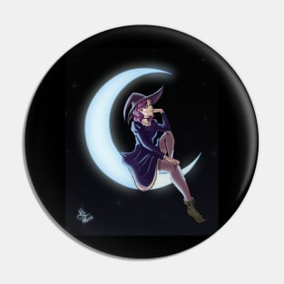 Moon Witch Pin