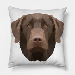 Chocolate Lab Pillow