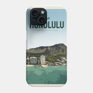 Visit Honolulu Phone Case