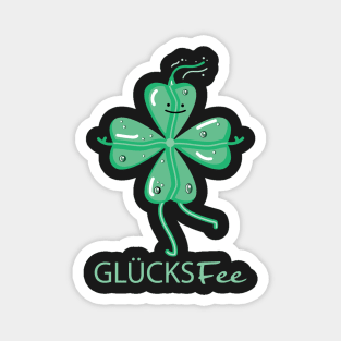 Lucky clover as a lucky fairy Magnet