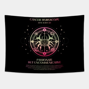 Cancer Horoscope Zodiac Sign Tapestry