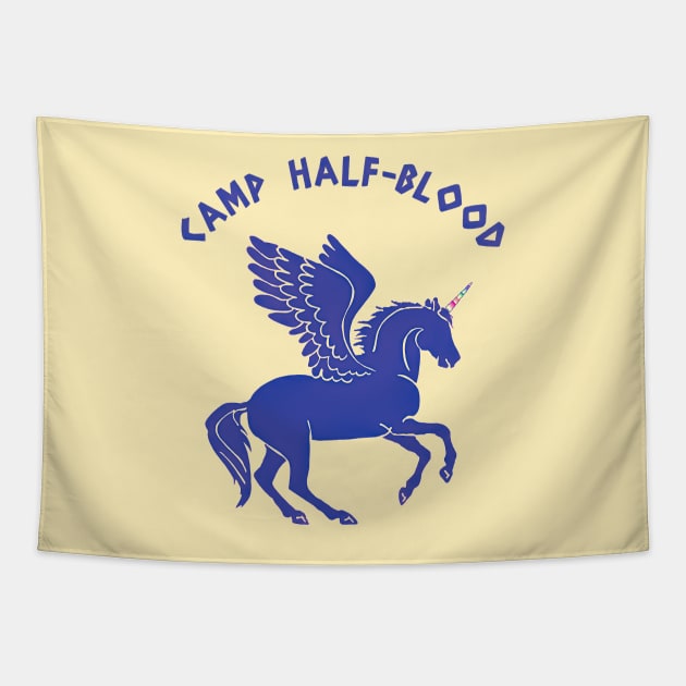 camp half blood unicorn Tapestry by Mimie20