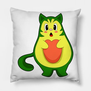 Cat Avocado Pillow