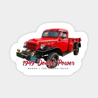 1949 Dodge Power Wagon 1 Ton Pickup Truck Magnet