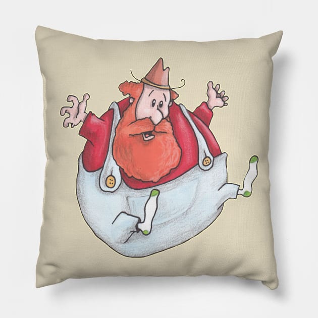 farmer kootz Pillow by bobgoodallart