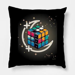 Cosmo-Abstract Rubiks Cube Pillow