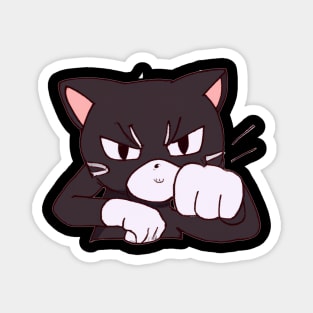 BOXING BLACK CAT Magnet