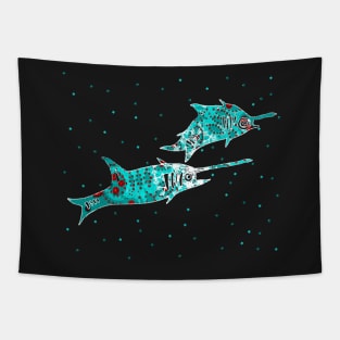 GREEK SWORDFISH Tapestry