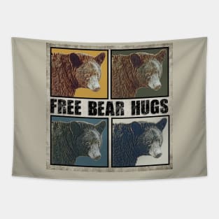 FREE BEAR HUGS Tapestry