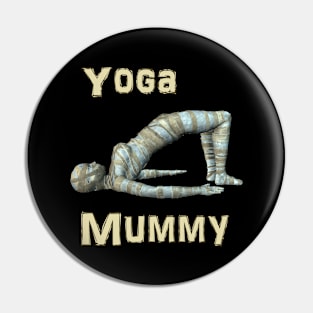 Yoga Mummy Bridge Pose Pin