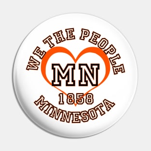 Show your Minnesota pride: Minnesota gifts and merchandise Pin