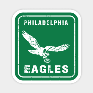 Vintage Eagles Football Magnet