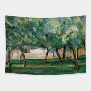 Farm in Normandy by Paul Cezanne Tapestry