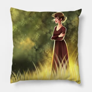 Lizzie in the Fields Pillow