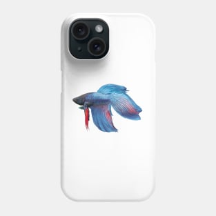 halfmoon bettafish Phone Case