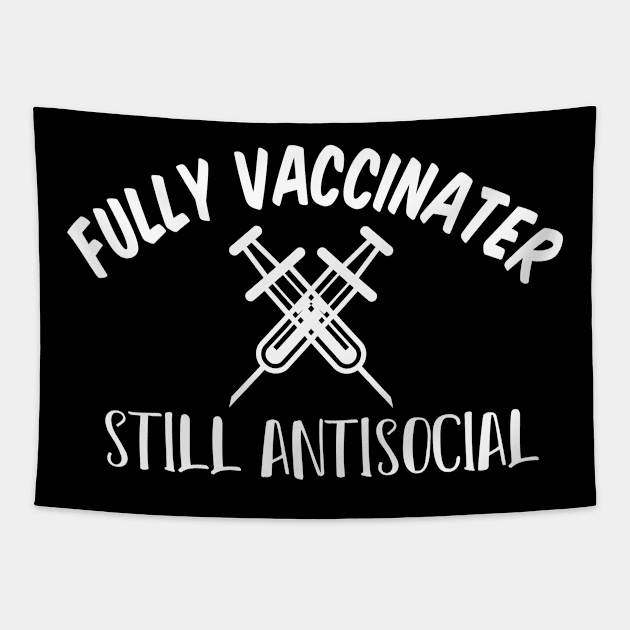 Fully Vaccinated Still Antisocial Tapestry by SAM DLS