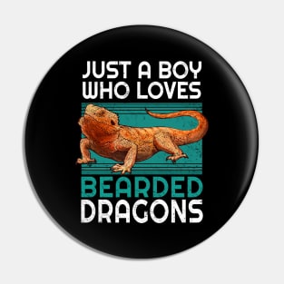 Just a boy who loves bearded dragons, bearded dragon lover, bearded dragon dad Pin