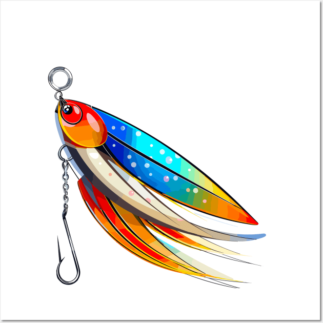 Spinner Fishing Lure Fisherman Fishing lover - Fishing Lure - Posters and  Art Prints