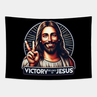 Victory Belongs To Jesus Tapestry