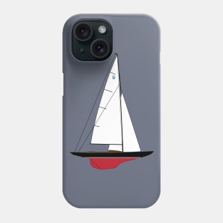 Dragon Class Sailboat Phone Case