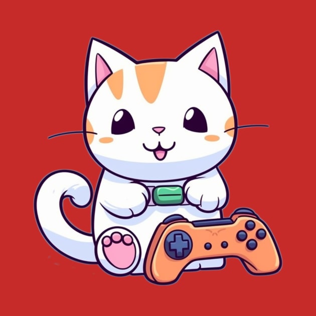 Gamer Cat by KOTYA