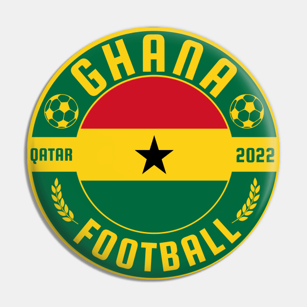 Ghana Football Pin by footballomatic