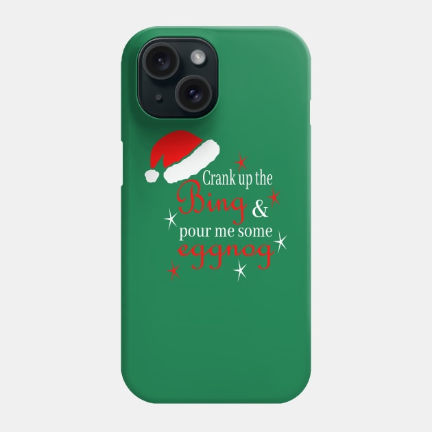 Christmas Bing Crosby, vintage Christmas Phone Case by FreckledBliss