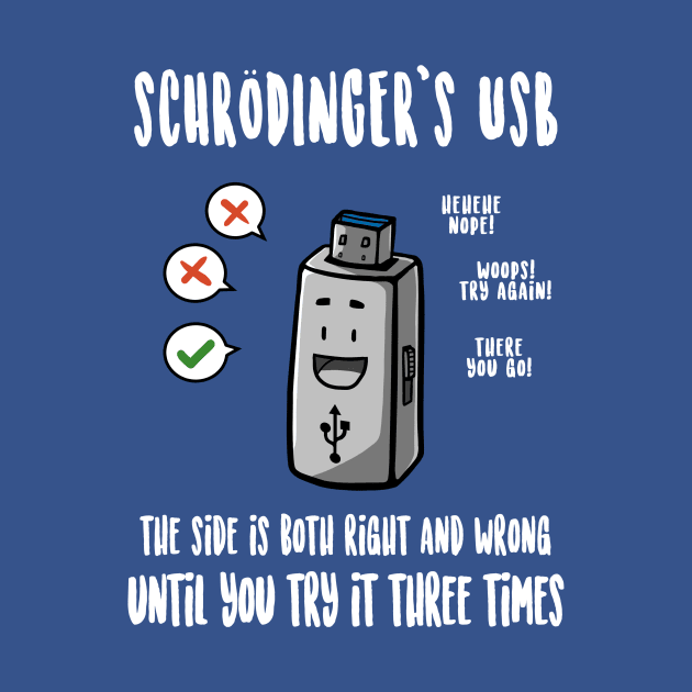 Schrödinger's USB by KinkajouDesign