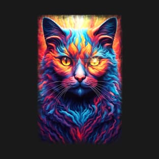 Neon Cat 07 T-Shirt