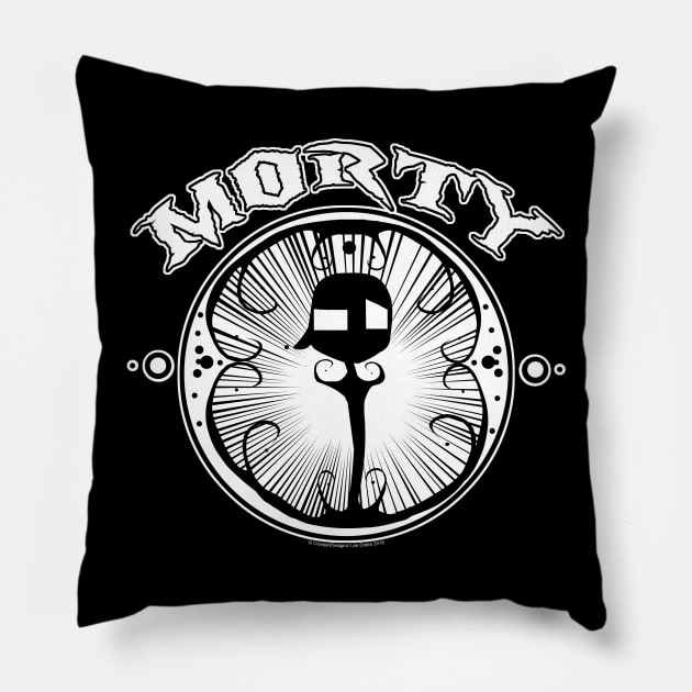 Morty Comics Pillow by crowjandesigns