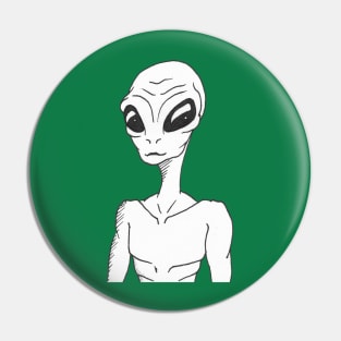 Alien Dude Pin