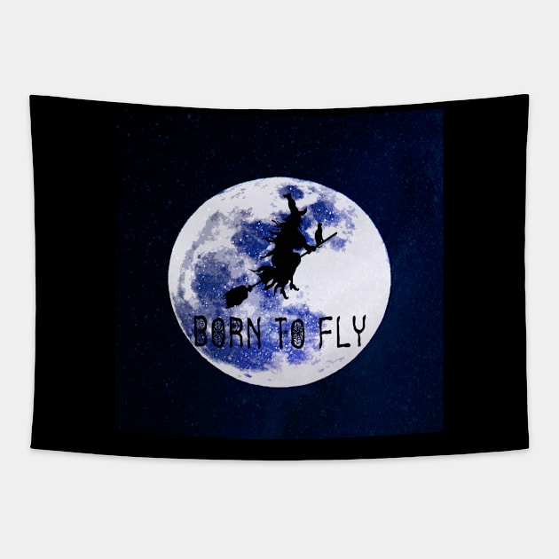 Born to fly Tapestry by NatLeBrunDesigns