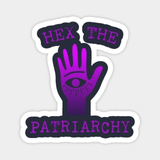 Hex The Patriarchy Femіnist Witch Funny Magical Mystical Magic eye Magnet