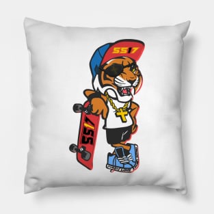 Skate Tiger Pillow