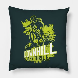 Cool Downhill Lover Design Pillow