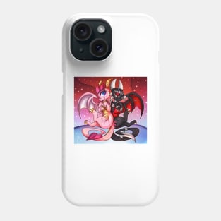 Cynder & Ember the dragon Phone Case