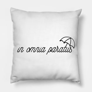 in omnia paratus Pillow