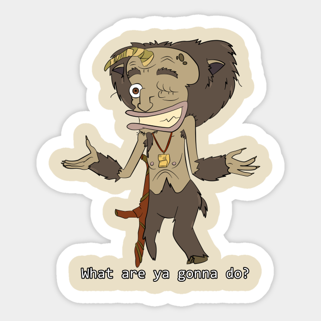 Hormone Rick - Big Mouth - Sticker