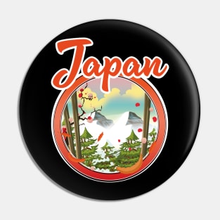 Japan travel logo Pin