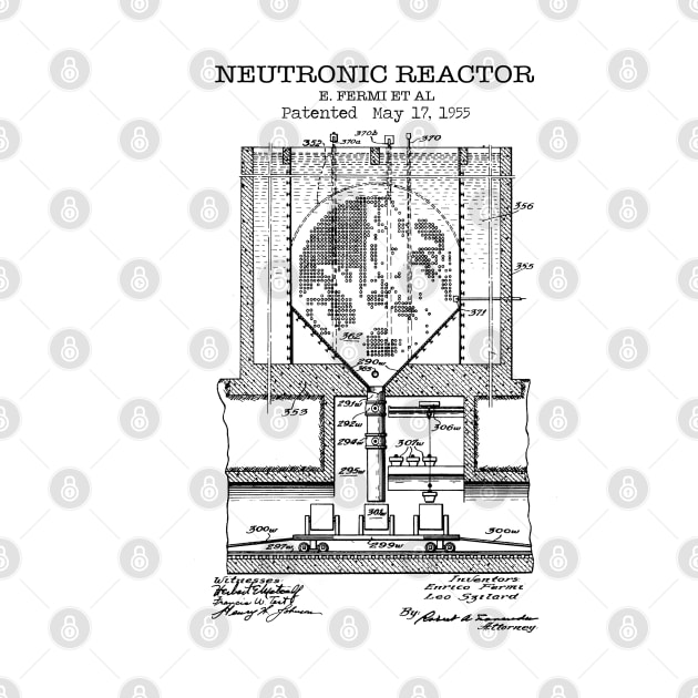 Nuclear Reactor Patent Black by Luve