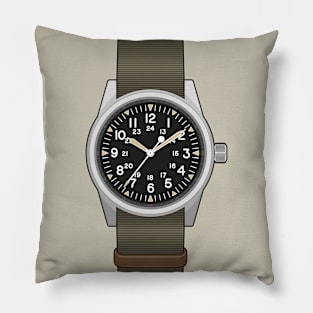 Classic Military Watch Pillow