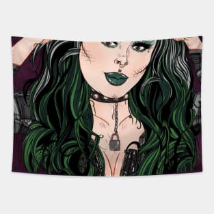 Green Queen Tapestry