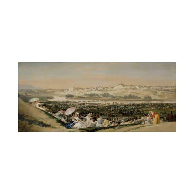 The Meadow of San Isidro by Francisco Goya by Classic Art Stall