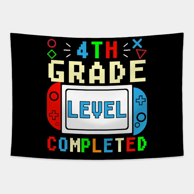 4TH Grade Level Completed Video Game Tapestry by AngelGurro